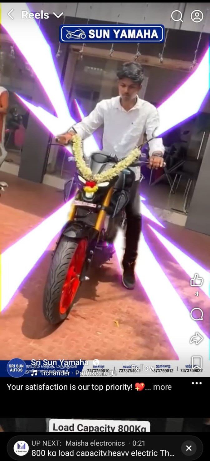 Thanjavur Customer Sharing Yamaha Experience